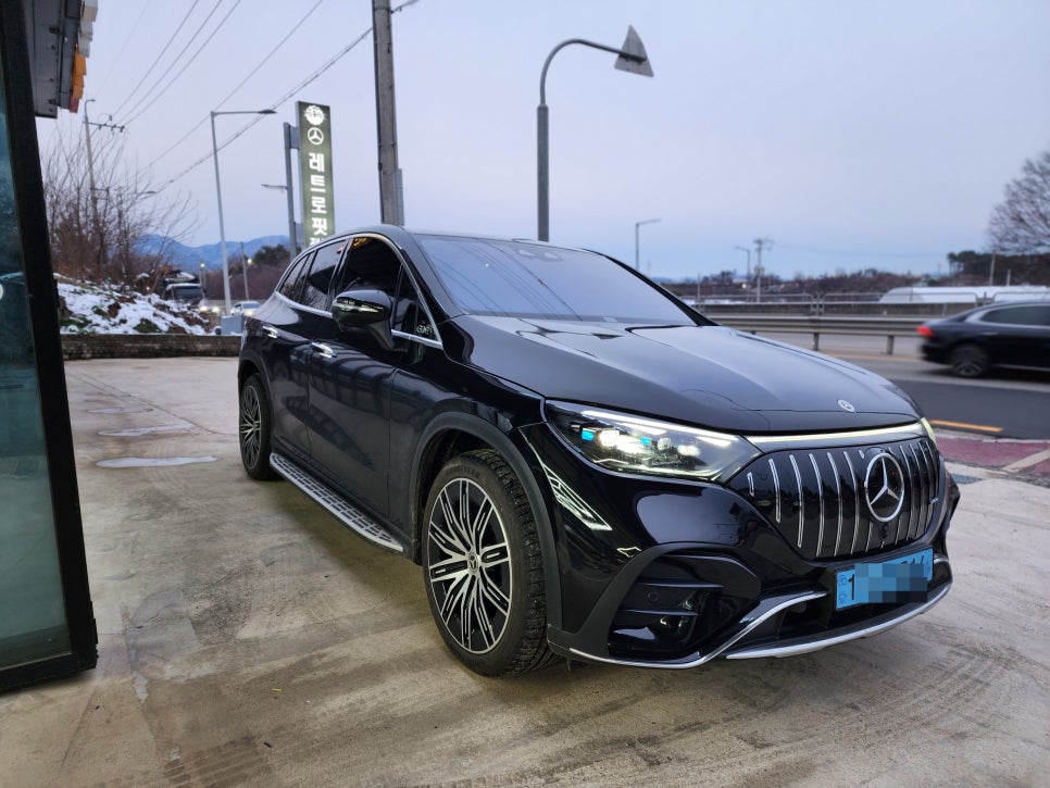 벤츠 Eqe500 suv - 정품 세로그릴 " 전기차도 세로그릴이 어울리죠"