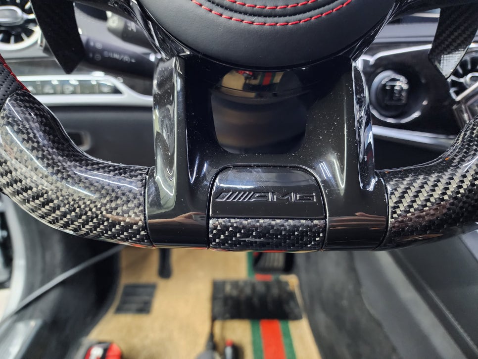 벤츠 S500 - amg D컷 커스텀 핸들 " 기분 좋은 드라이빙의 시작 !!"