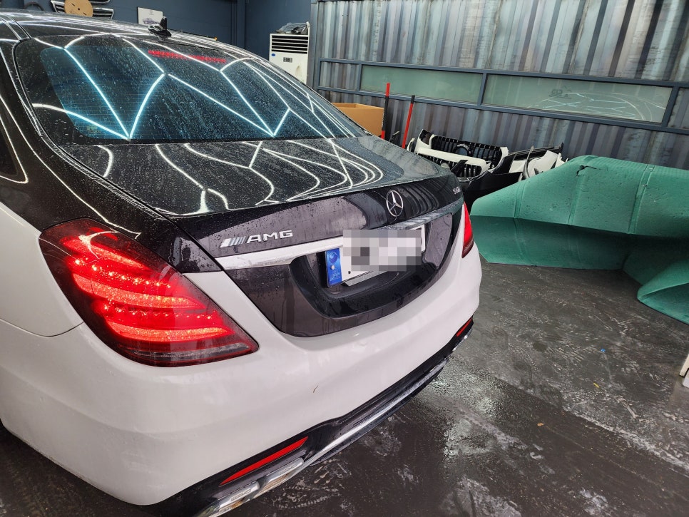 벤츠 S350d - 커스텀 잠자리핸들(가죽)
