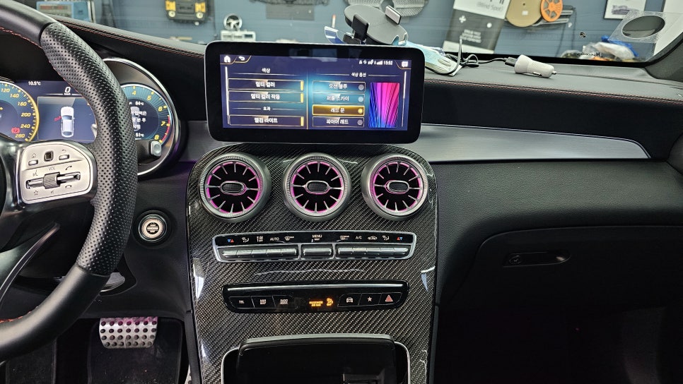 벤츠 Glc43amg - 송풍구엠비언트(정품led)