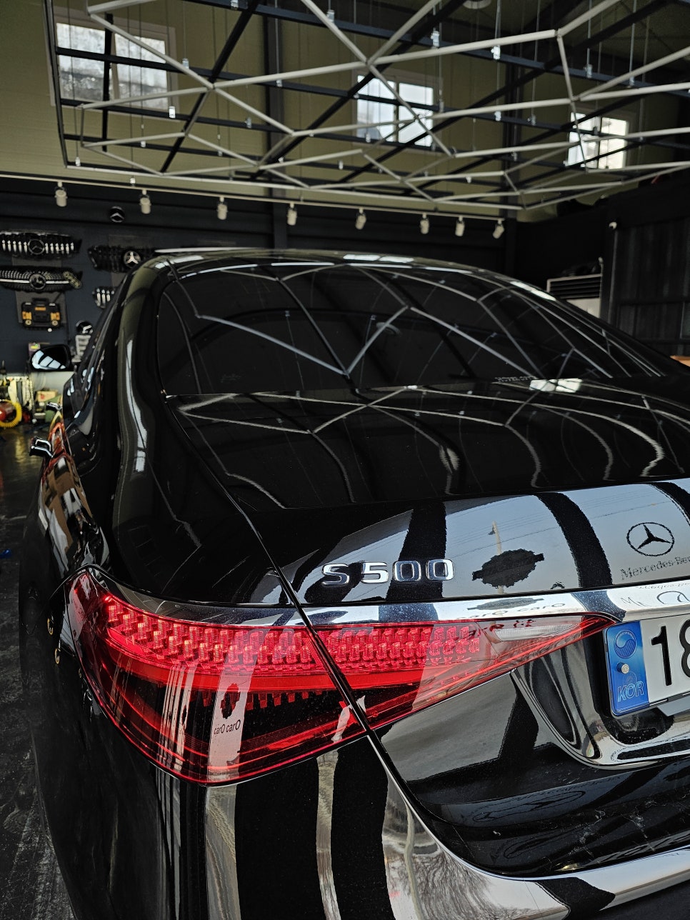 벤츠 S500 - 액티브 엠비언트 & 4D부메스터 패키지 시공
