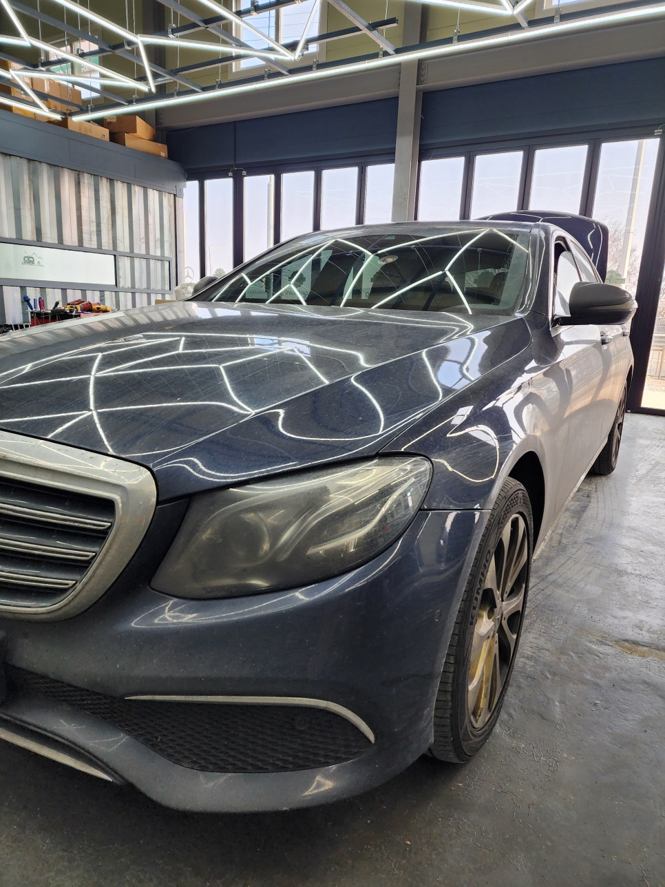 벤츠 E220d - 블랙박스 & 보조배터리 맛집 ; 파인뷰 lxq500, 에코파워팩 s8