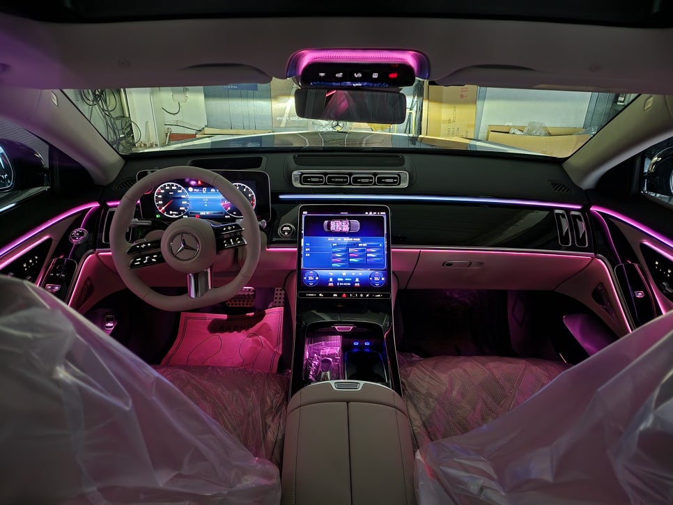 벤츠 S500 - 액티브 엠비언트 " 감성 퍼포먼스 시공 중 단연 베스트 !! "