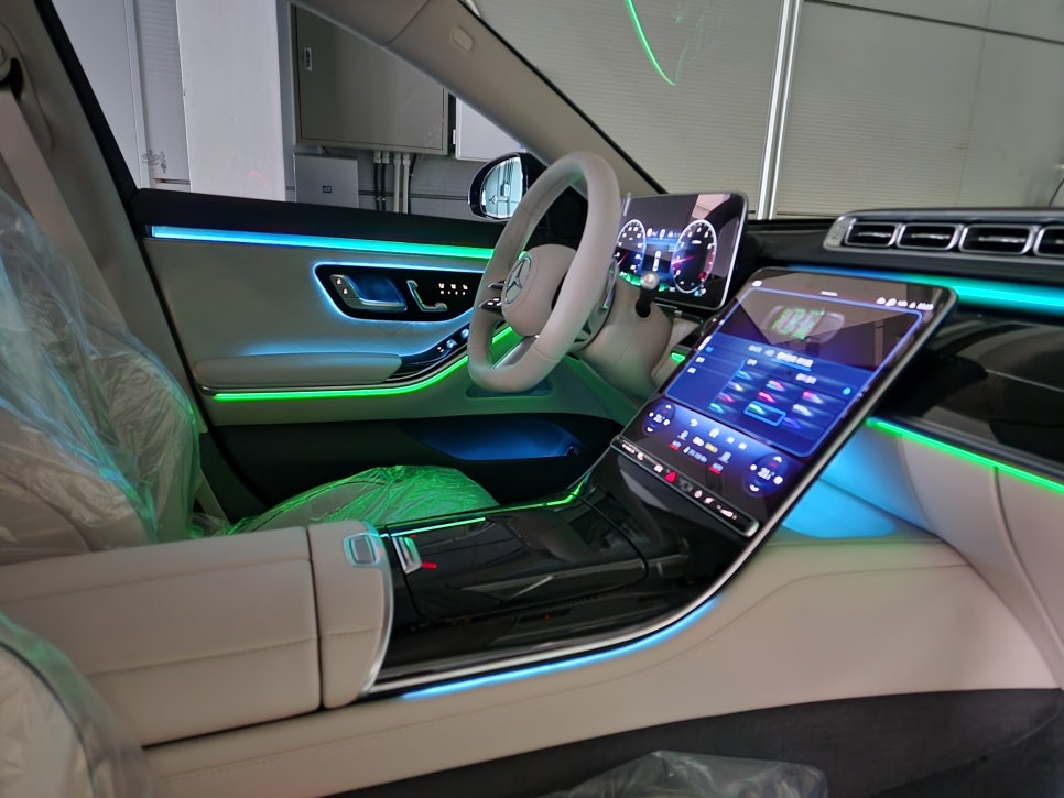벤츠 S500 - 액티브 엠비언트 " 감성 퍼포먼스 시공 중 단연 베스트 !! "