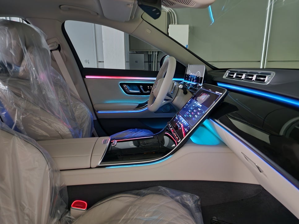 벤츠 S500 - 액티브 엠비언트 " 감성 퍼포먼스 시공 중 단연 베스트 !! "