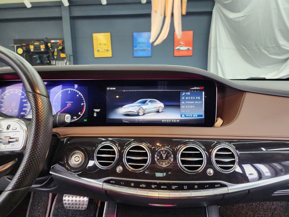 광주 벤츠레트로핏 ] 벤츠 S400d - 송풍구 엠비언트