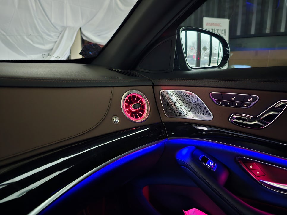 광주 벤츠레트로핏 ] 벤츠 S400d - 송풍구 엠비언트