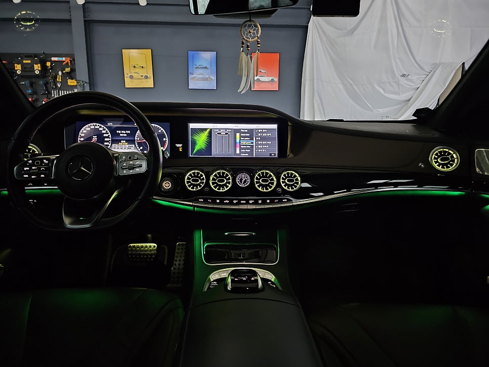 광주 벤츠레트로핏 ] 벤츠 S400d - 송풍구 엠비언트