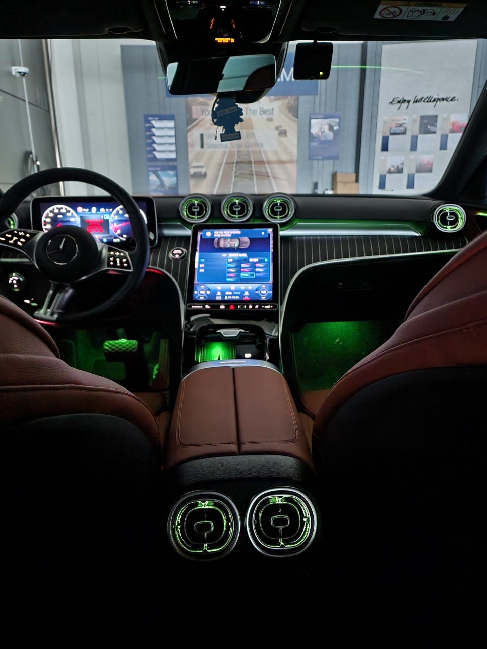 벤츠 W206 C클래스 - 송풍구 엠비언트