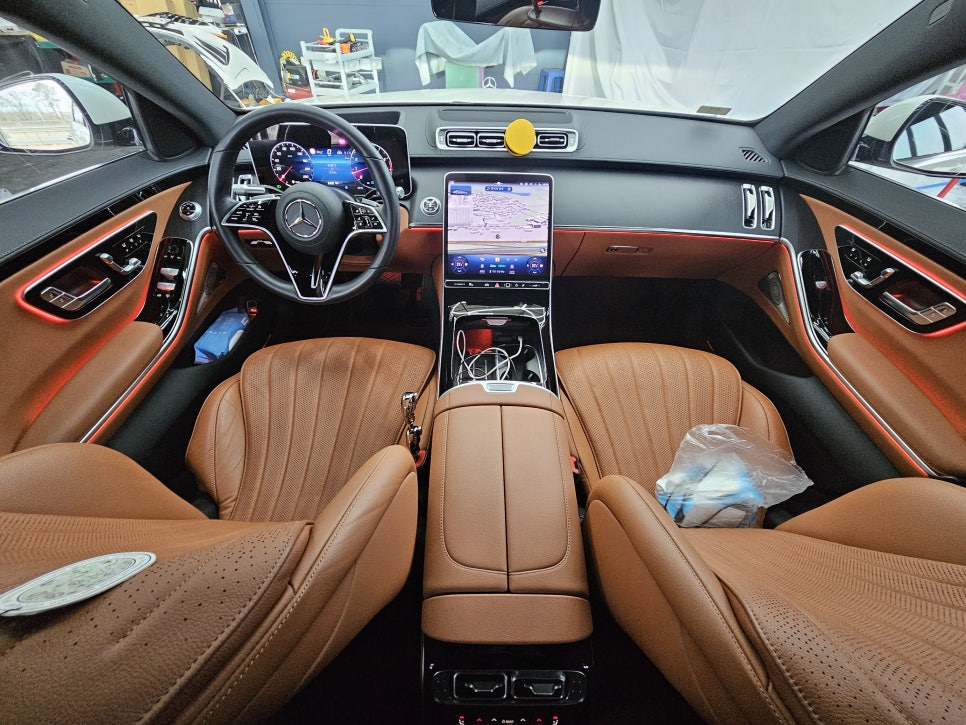 광주 벤츠레트로핏 ] 벤츠 S500 -  액티브 엠비언트 & 4D부메스터 set   " 실내 인테리어 끝판왕 ~!! "