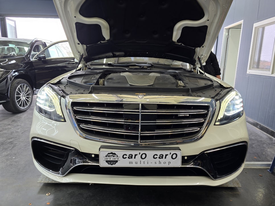 벤츠 w222 s350d - 애프터라이트에서 정품멀티빔라이트 교체!!