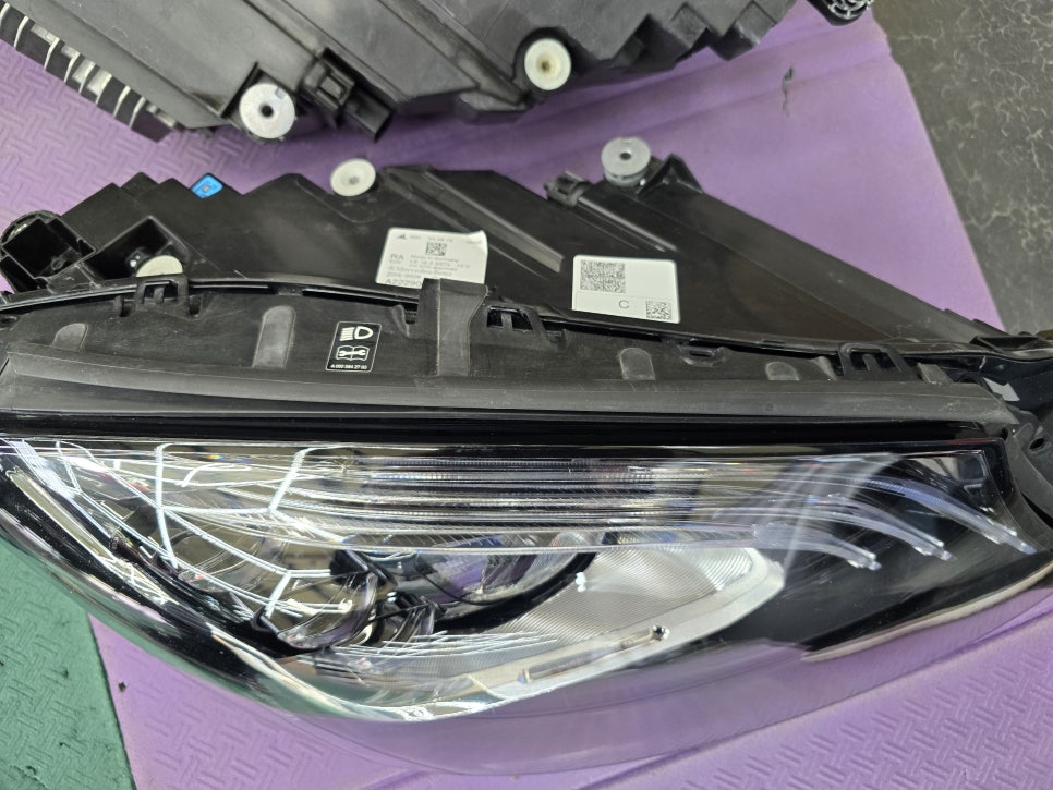 벤츠 w222 s350d - 애프터라이트에서 정품멀티빔라이트 교체!!