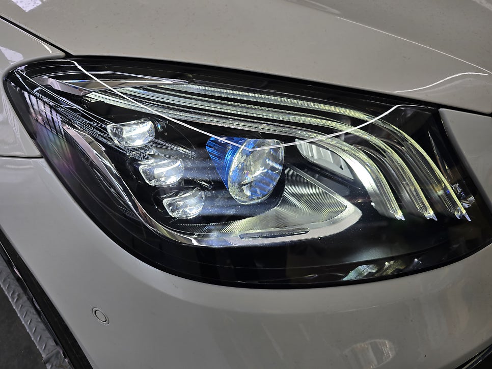 벤츠 w222 s350d - 애프터라이트에서 정품멀티빔라이트 교체!!