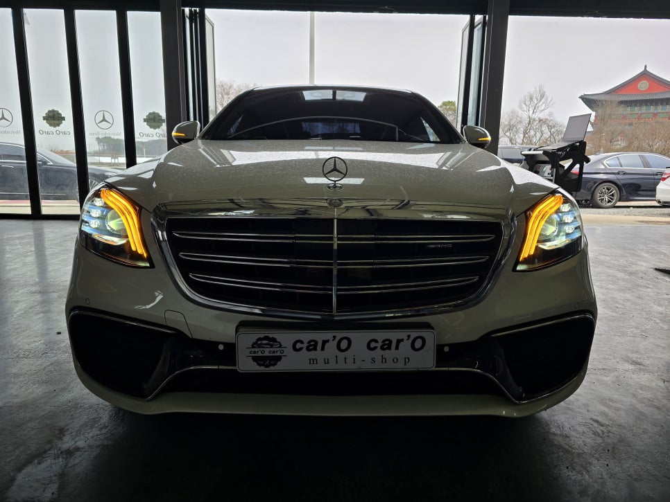 벤츠 w222 s350d - 애프터라이트에서 정품멀티빔라이트 교체!!
