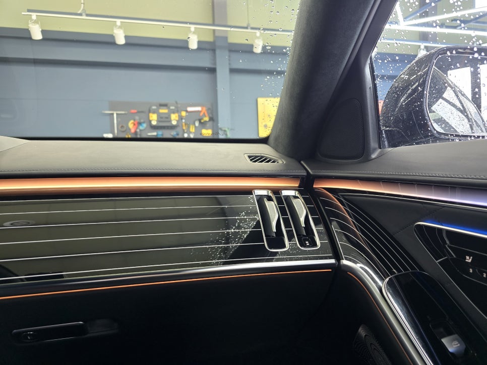 벤츠 w223 s580 - 피아노락커트림(정품) " 순천에서 신차탁송!! 믿고 맡기는 카오카오 ! "