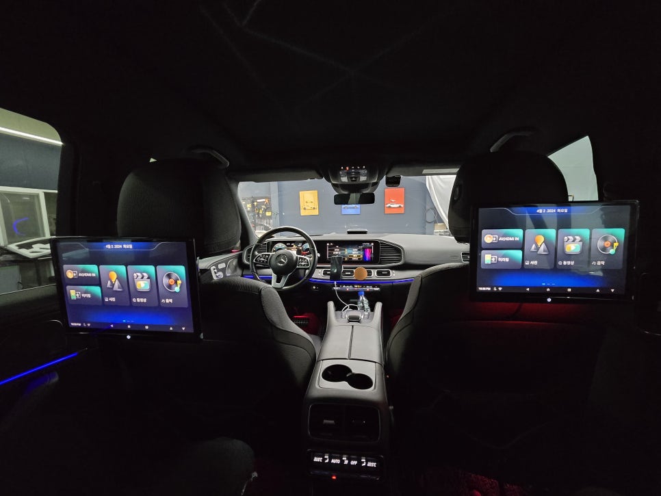 광주 벤츠레트로핏 ] 벤츠 gls400d - 리어 모니터, 부메스터 엠비언트