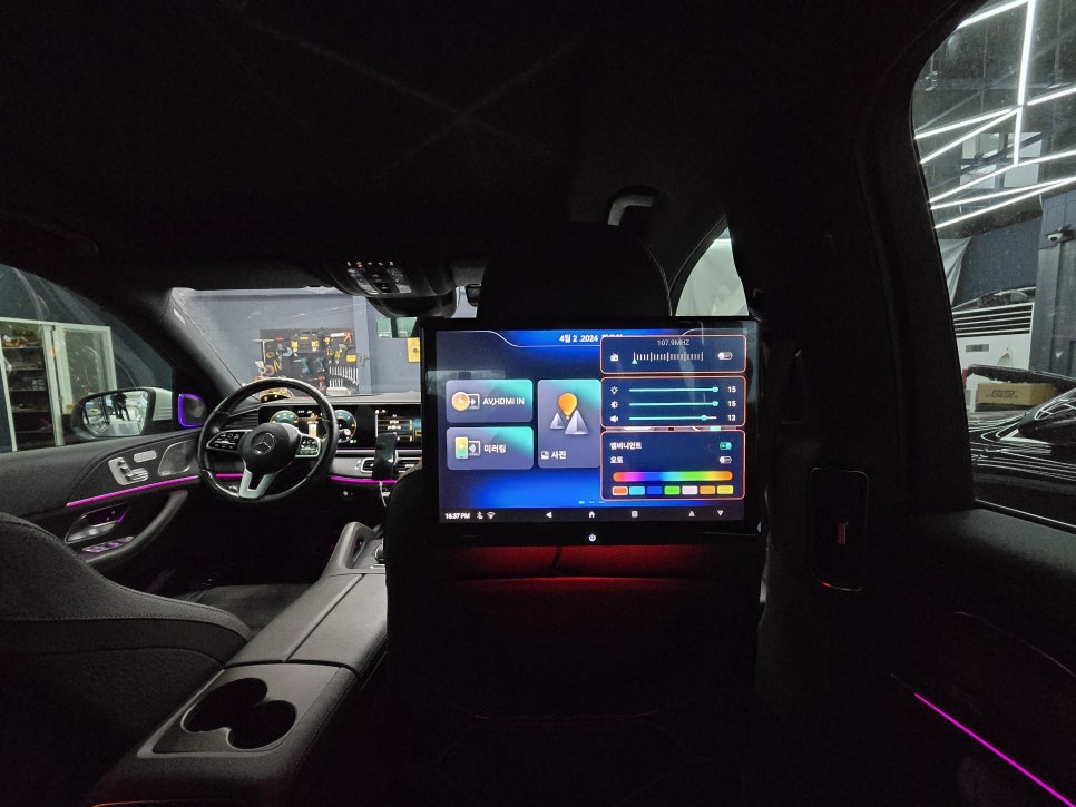 광주 벤츠레트로핏 ] 벤츠 gls400d - 리어 모니터, 부메스터 엠비언트