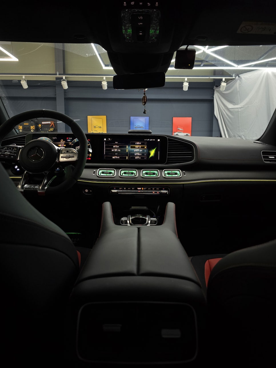 벤츠 w167 GLE63amg - 송풍구 & 부메스터 엠비언트 " 엠비언트빠질수없는 감성 "