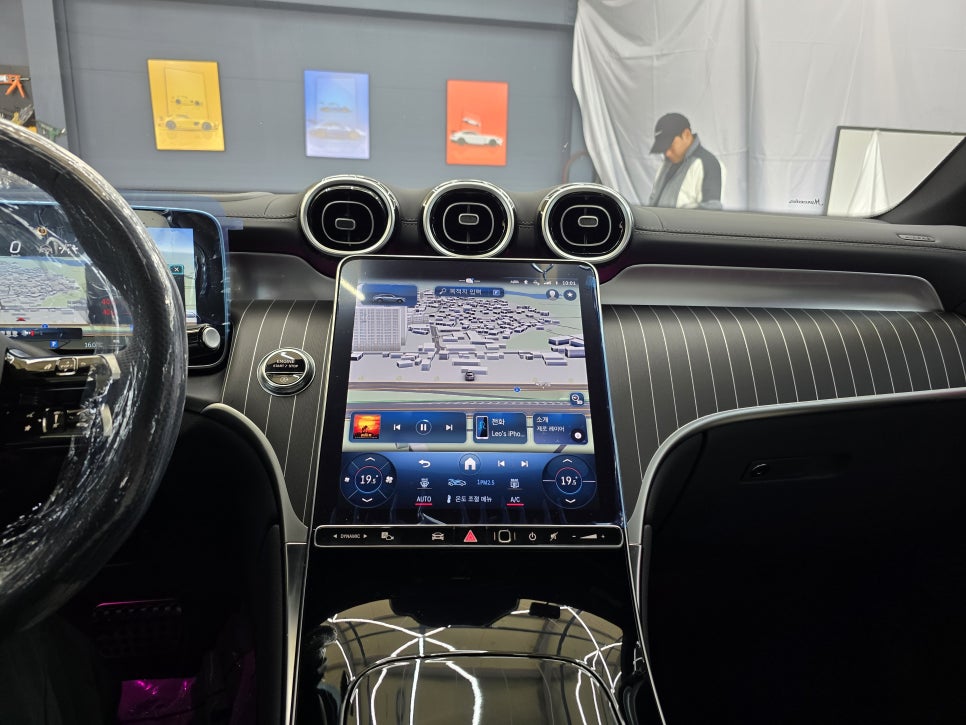 벤츠 x254 glc300 - 송풍구,데시보드,도어 엠비언트 3종셋트