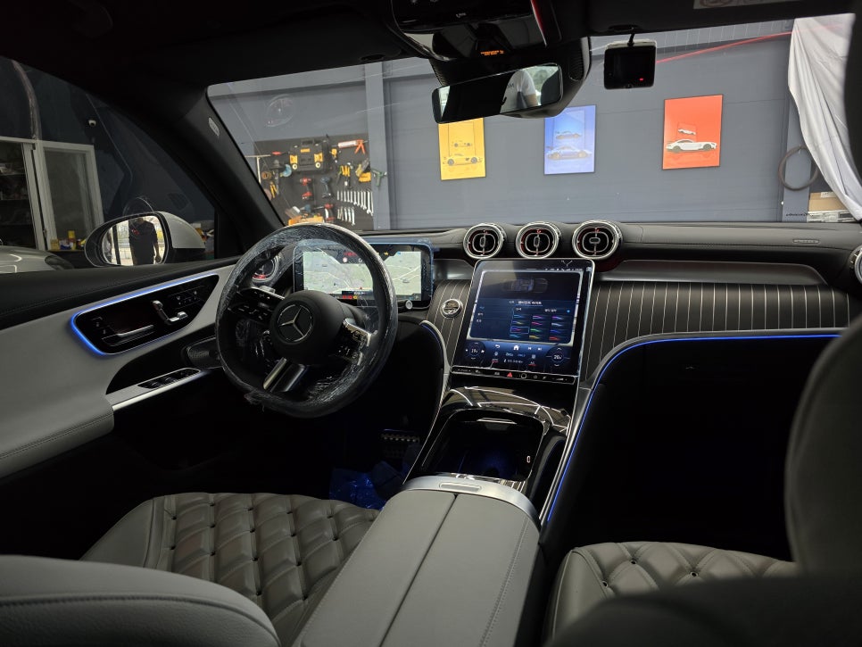 벤츠 x254 glc300 - 송풍구,데시보드,도어 엠비언트 3종셋트