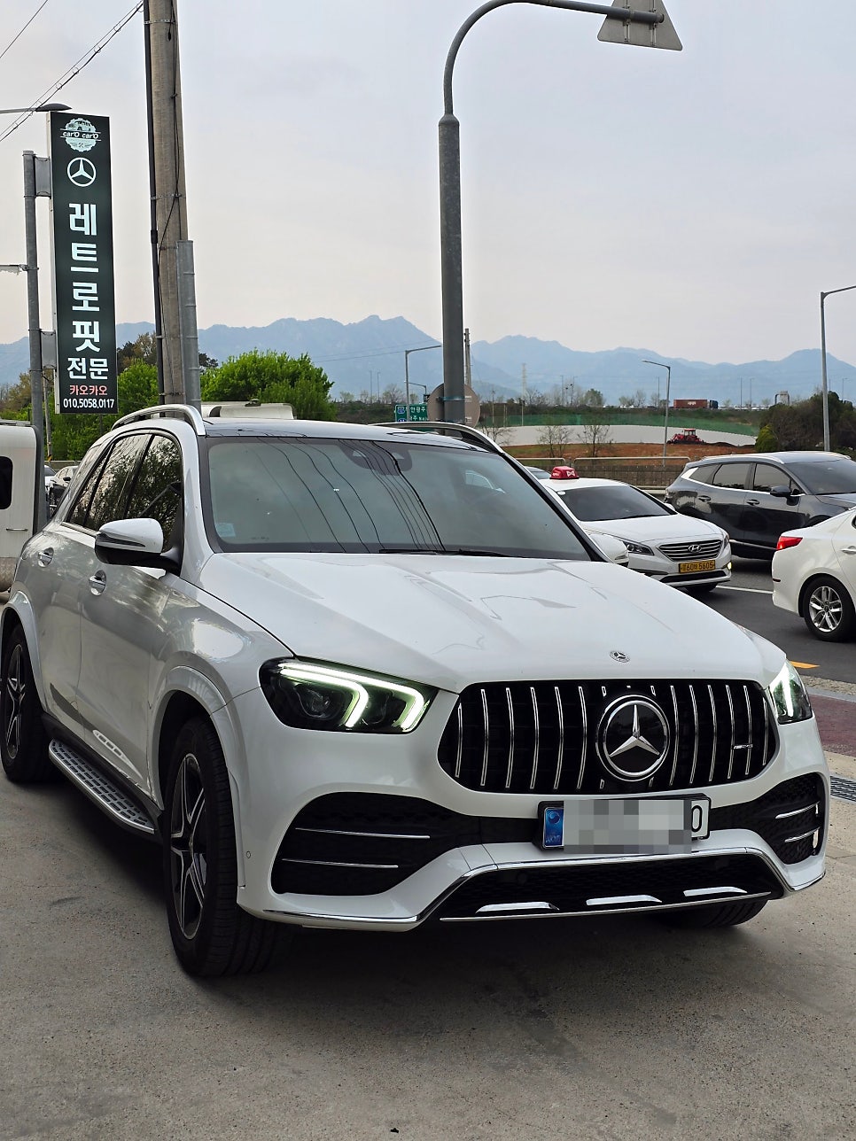 광주 벤츠레트로핏 ] 벤츠 GLE300d - 53AMG 바디킷으로 환골탈태