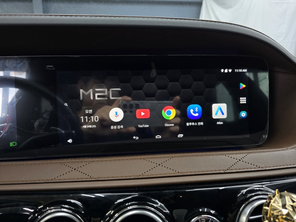 벤츠 w222- m2c-200a플러스 " 카플레이보다 편해요! "