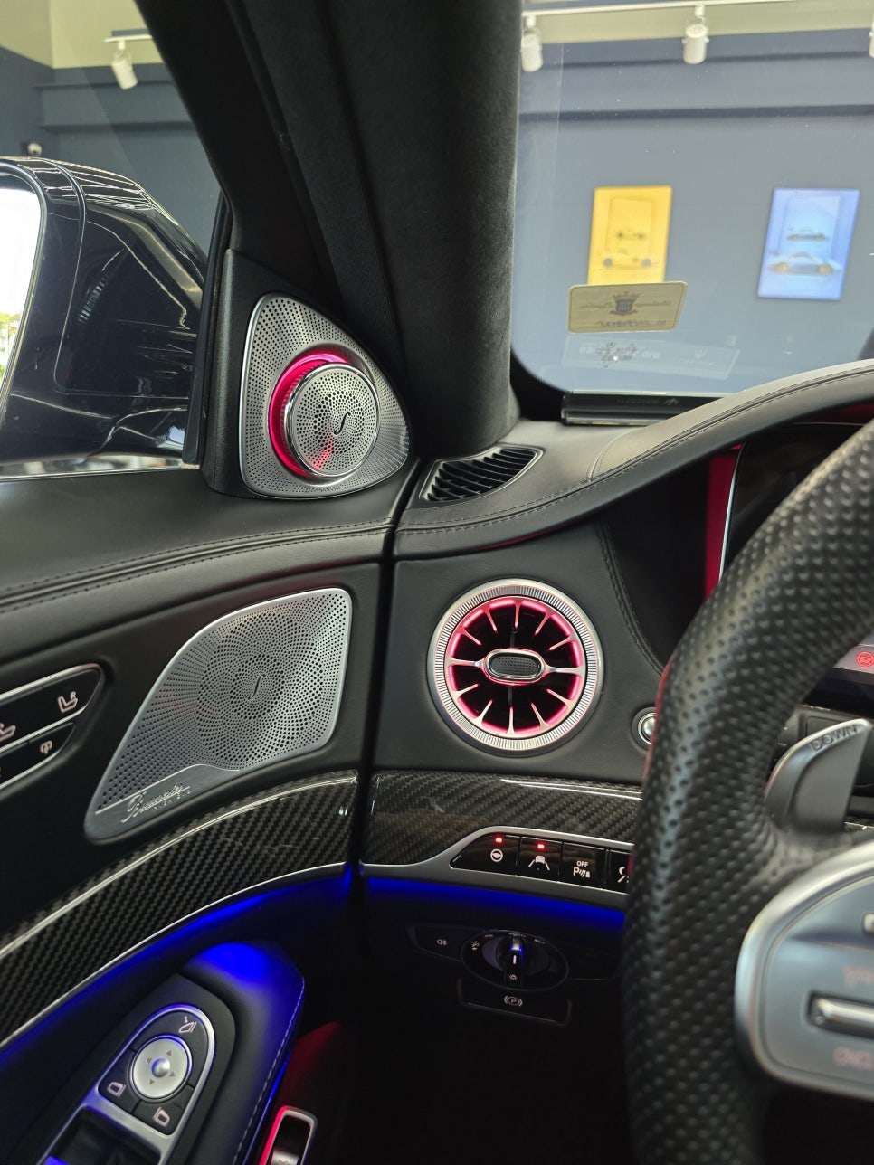 광주 카오카오, 벤츠 전문 튜닝 샵 ] 벤츠S63amg - 송풍구 엠비언트  " 엠비언트 시공은 카오카오에서 "