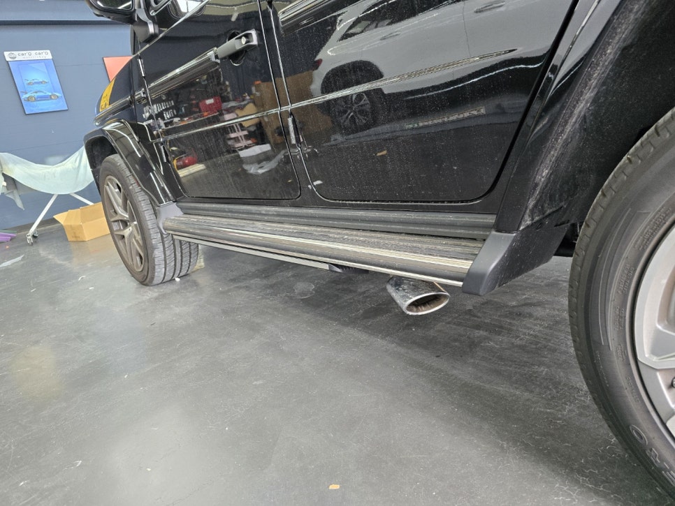 벤츠 g63amg - 전동 사이드 스텝 " 불편한 스텝에서 만족도 높은 전동으로 교체 "