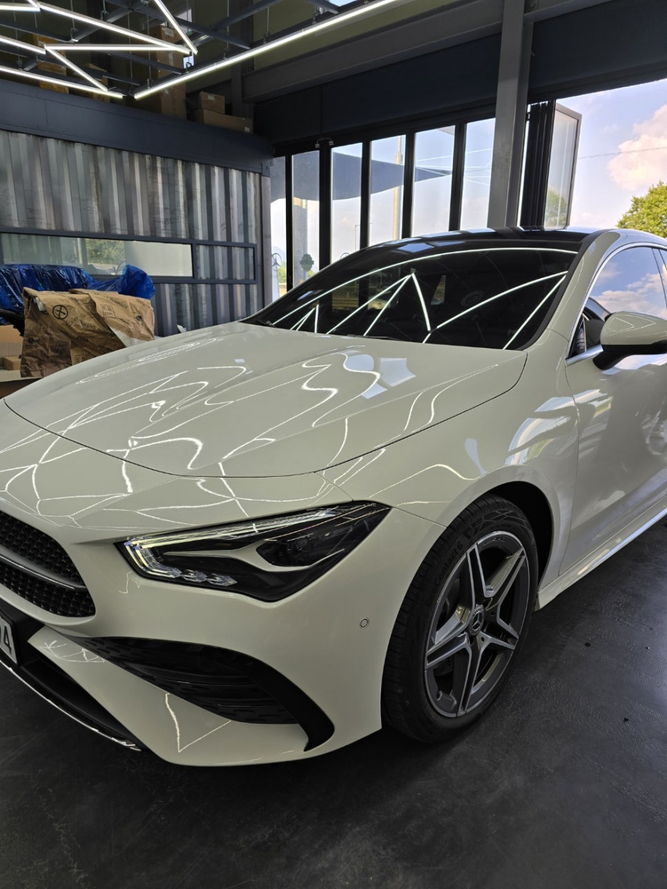 벤츠 cla250 - 통풍 시트, 컬러 안전벨트 포인트!