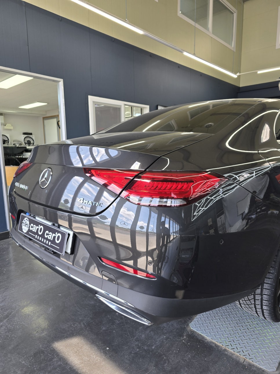 벤츠 cls450 - amg 라인 정품 바디킷 교체