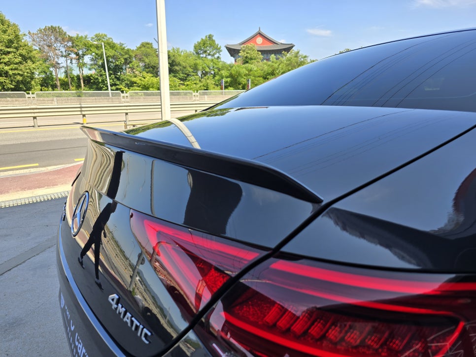 벤츠 cls450 - amg 라인 정품 바디킷 교체