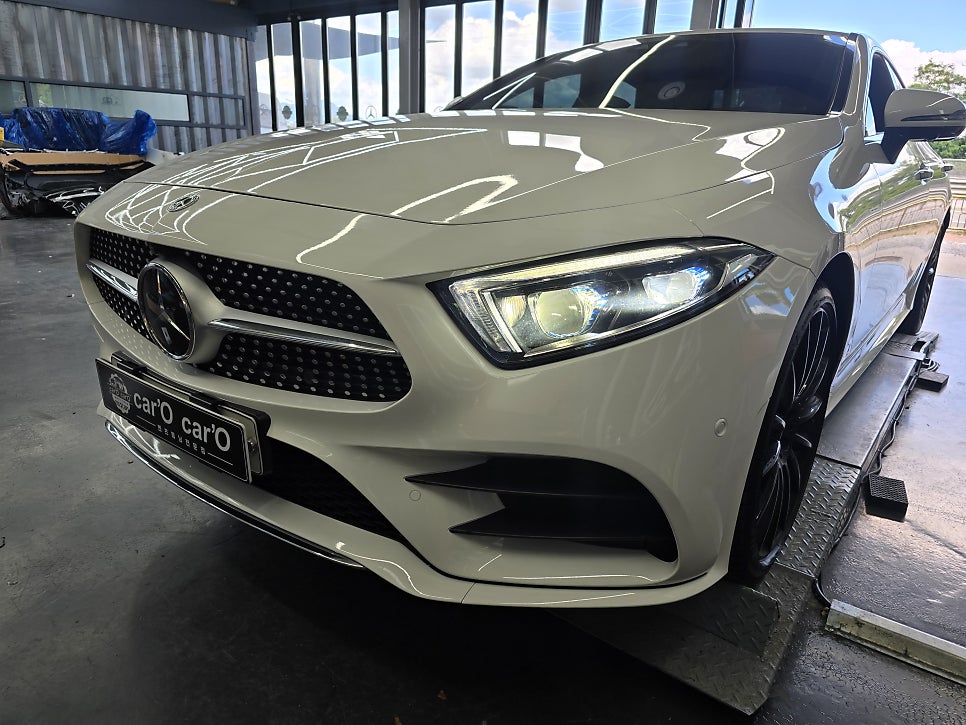 벤츠 cls400d - 세로그릴 " 어라운드보정까지 잡아줘 완벽한 시공이라고 할수 있죠~ "