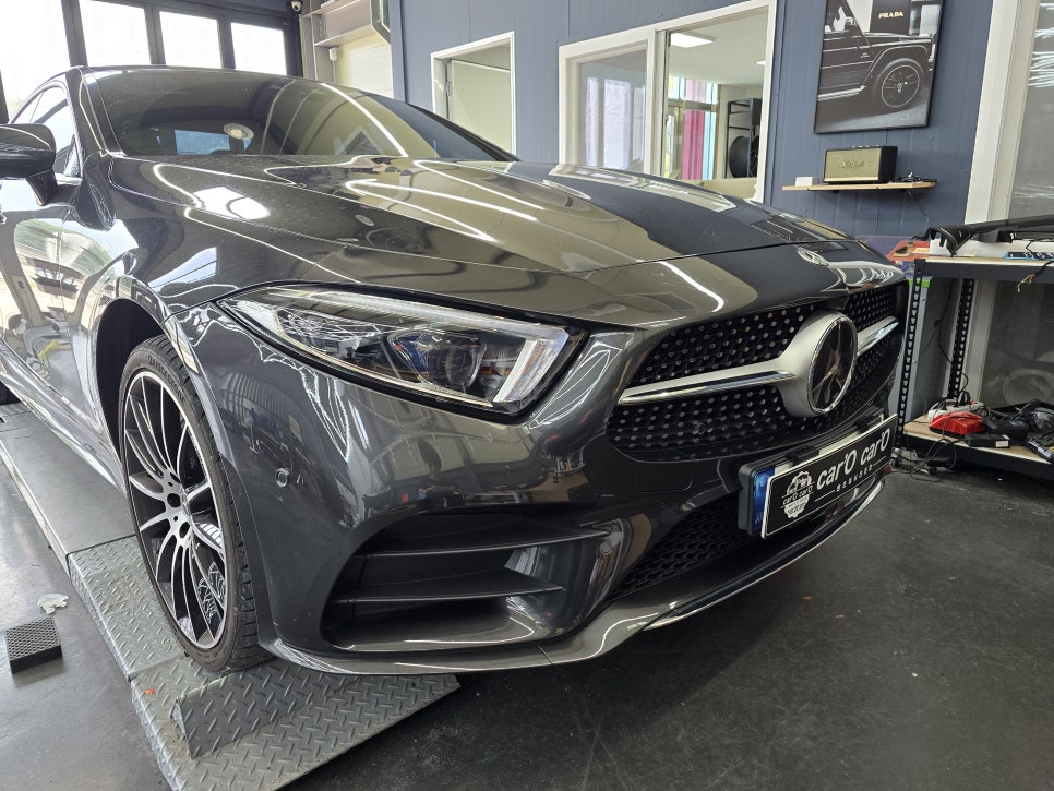 벤츠 cls450 - 세로그릴, 53amg 디퓨저 " 차량 전면,후면부 이미지 변신하기 !! "
