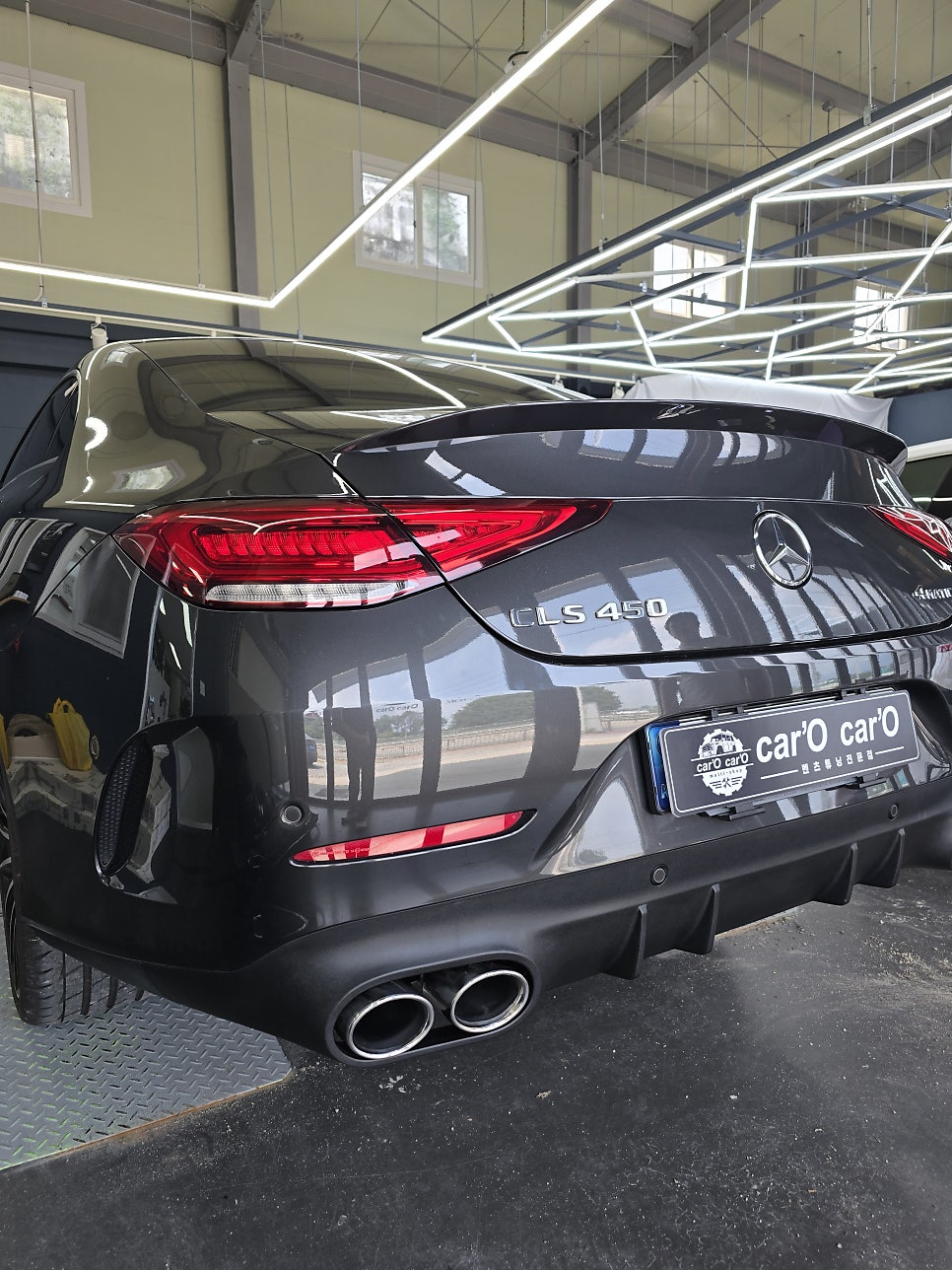 벤츠 cls450 - 세로그릴, 53amg 디퓨저 " 차량 전면,후면부 이미지 변신하기 !! "