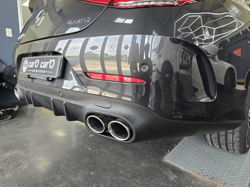 벤츠 cls450 - 세로그릴, 53amg 디퓨저 " 차량 전면,후면부 이미지 변신하기 !! "