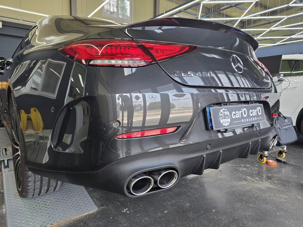 벤츠 cls450 - 세로그릴, 53amg 디퓨저 " 차량 전면,후면부 이미지 변신하기 !! "