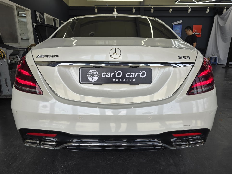 벤츠 63amg - 송풍구 엠비언트 / 타업체 컨버전 후 레이더센서 오류 → 카오카오에서 보정