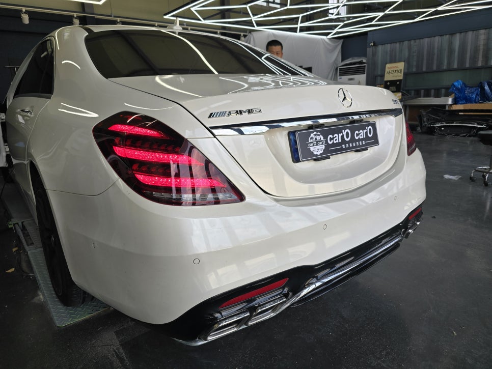 벤츠 63amg - 송풍구 엠비언트 / 타업체 컨버전 후 레이더센서 오류 → 카오카오에서 보정