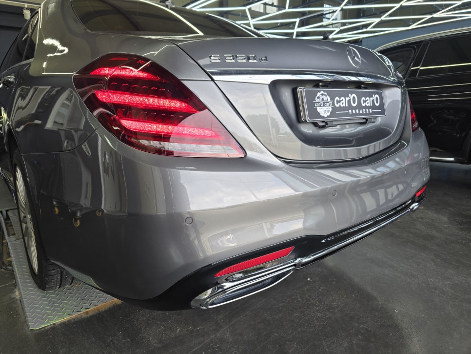 벤츠 W222 s350d - 공업사 협업 요청!!후기형 AMG line 바디킷 시공!