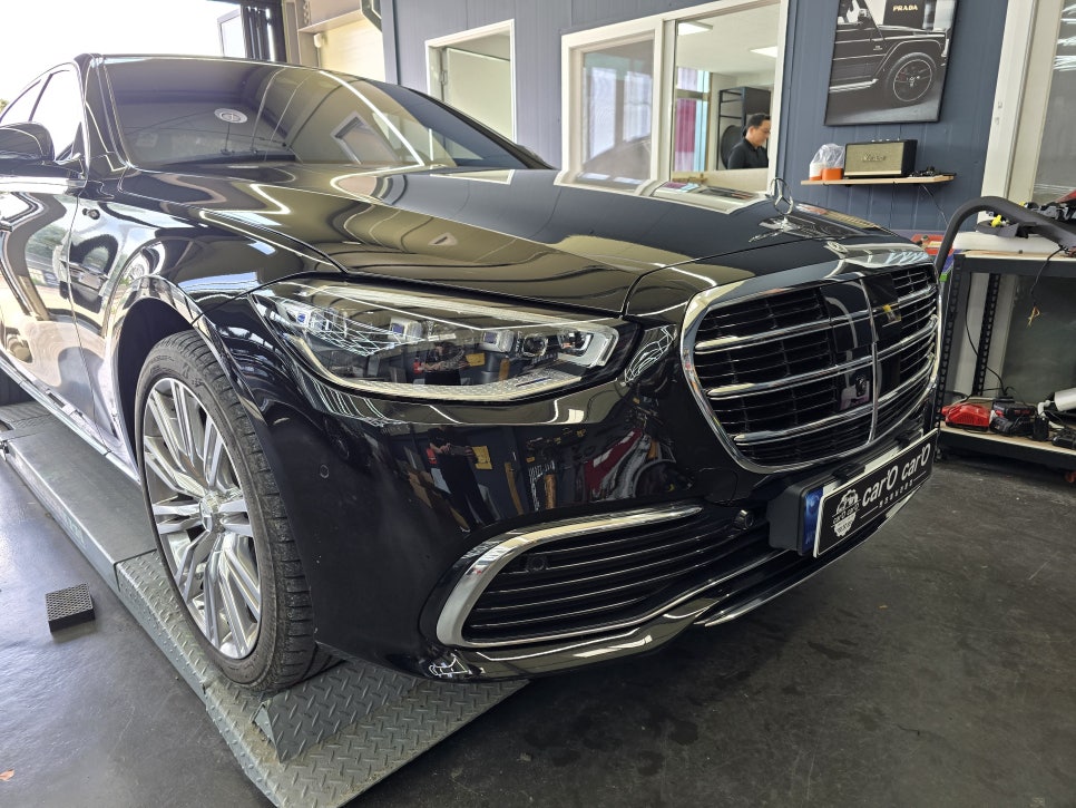 광주 벤츠레트로핏 ] 벤츠 w223 s580e - 마이바흐 그릴 교체로 이미지변신!