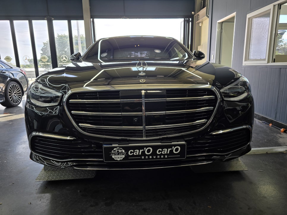 광주 벤츠레트로핏 ] 벤츠 w223 s580e - 마이바흐 그릴 교체로 이미지변신!