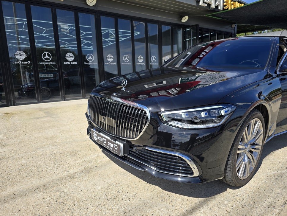 광주 벤츠레트로핏 ] 벤츠 w223 s580e - 마이바흐 그릴 교체로 이미지변신!