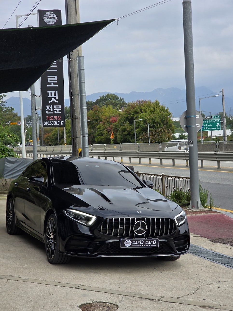 광주 벤츠 레트로핏 ] 벤츠 cls400d - 세로 그릴  " 스포티한 외관 만들기 !!! "