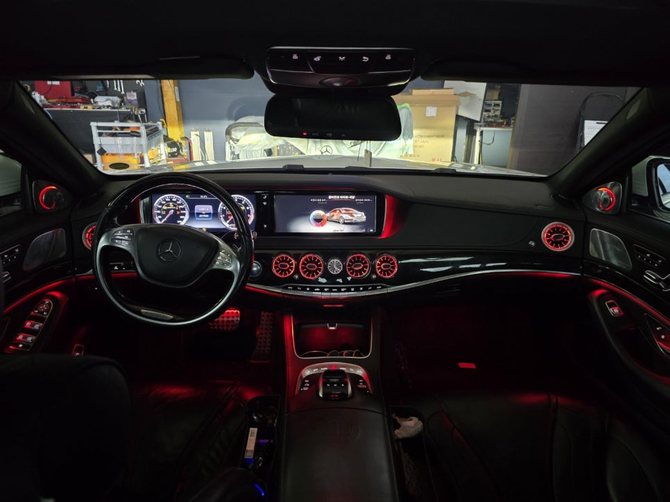 벤츠 엠비언트는 광주 카오카오 ] 벤츠S63amg - 송풍구 엠비언트, 도어스팟