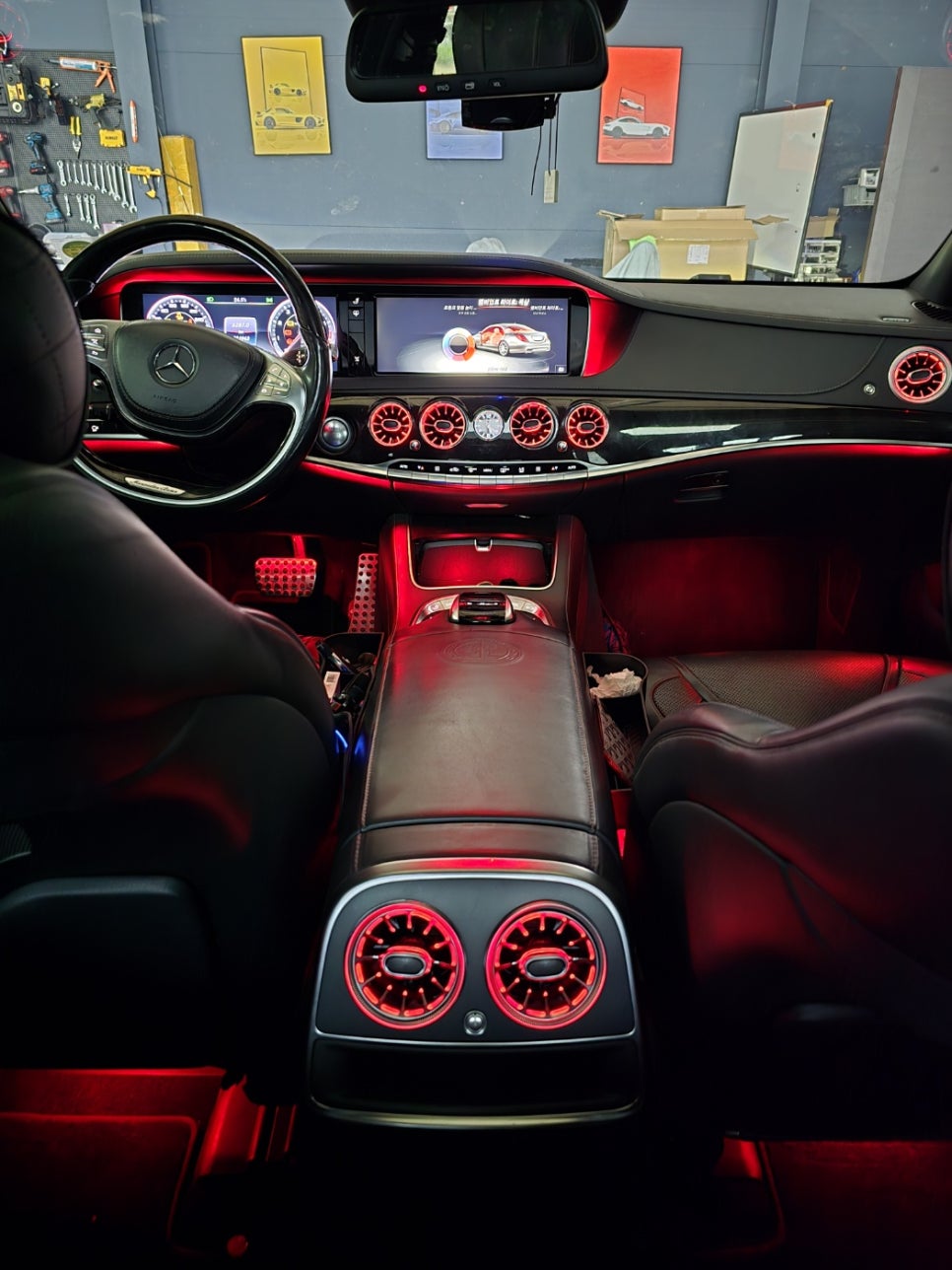 벤츠 엠비언트는 광주 카오카오 ] 벤츠S63amg - 송풍구 엠비언트, 도어스팟