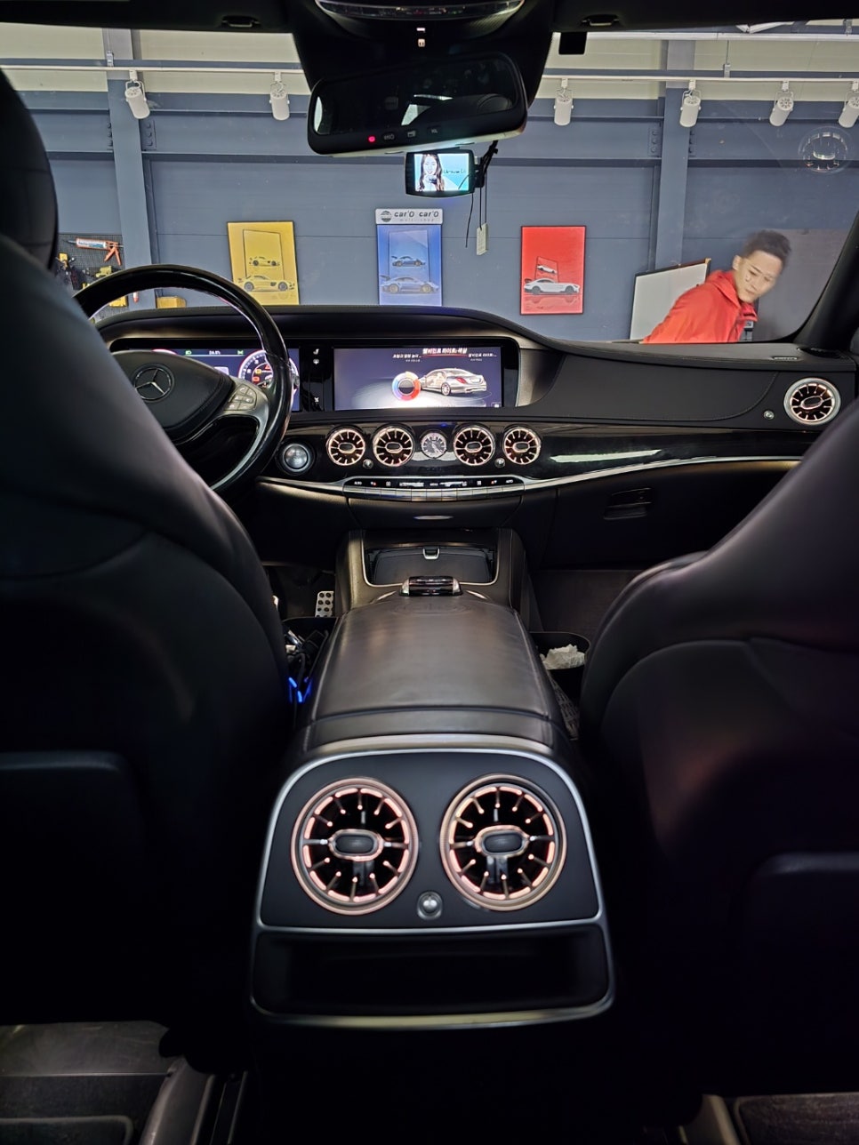 벤츠 엠비언트는 광주 카오카오 ] 벤츠S63amg - 송풍구 엠비언트, 도어스팟