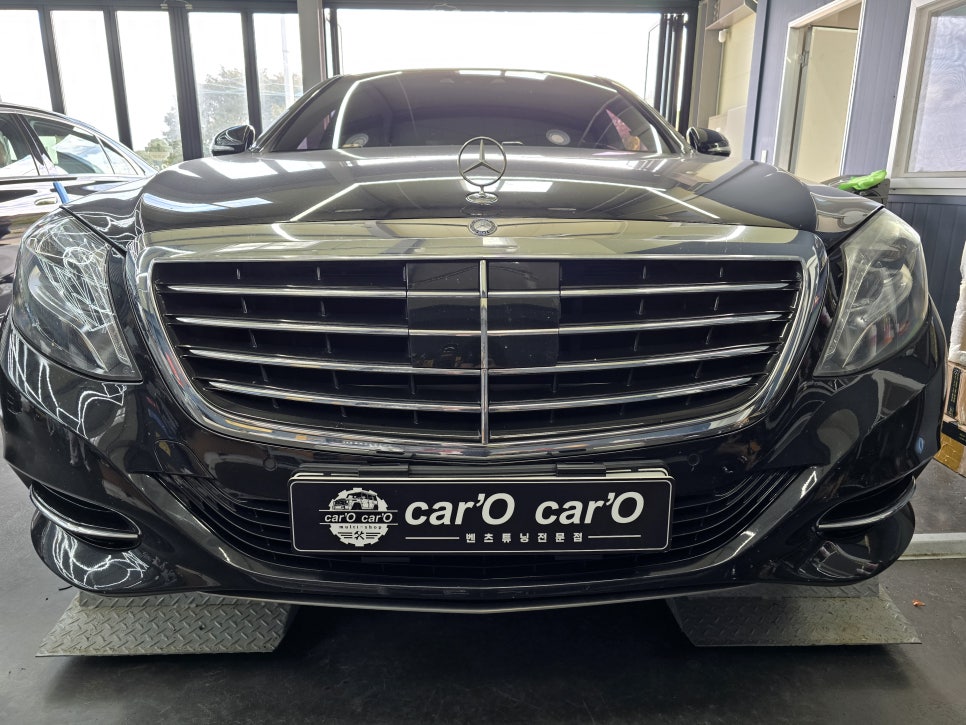 벤츠 w222 s350d - 컨버전 정품라이트, 63amg 바디킷 & 3d부메스터