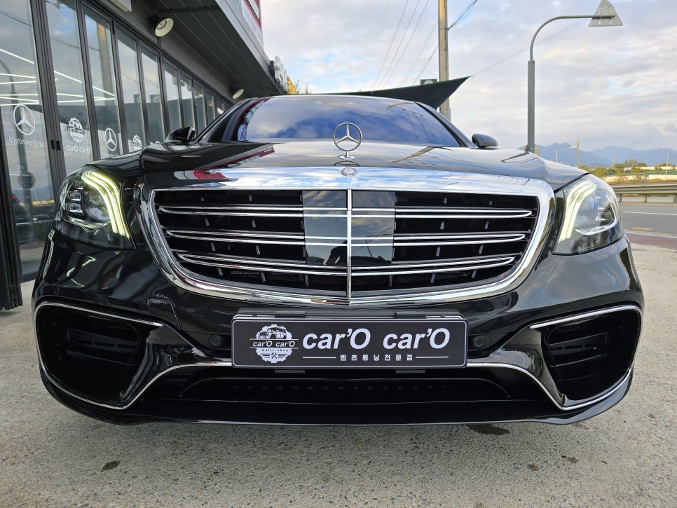 벤츠 w222 s350d - 컨버전 정품라이트, 63amg 바디킷 & 3d부메스터