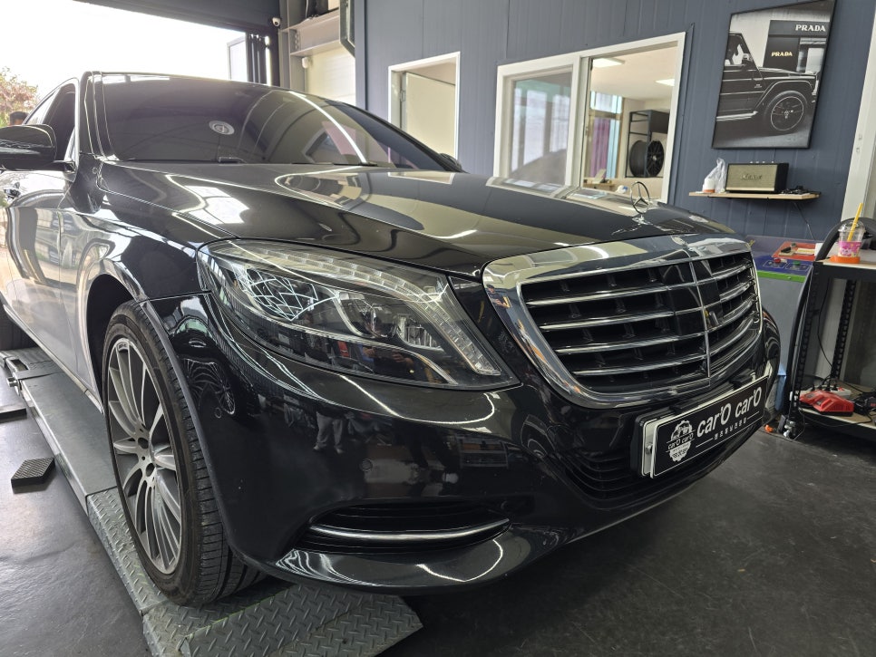 벤츠 w222 s350d - 컨버전 정품라이트, 63amg 바디킷 & 3d부메스터