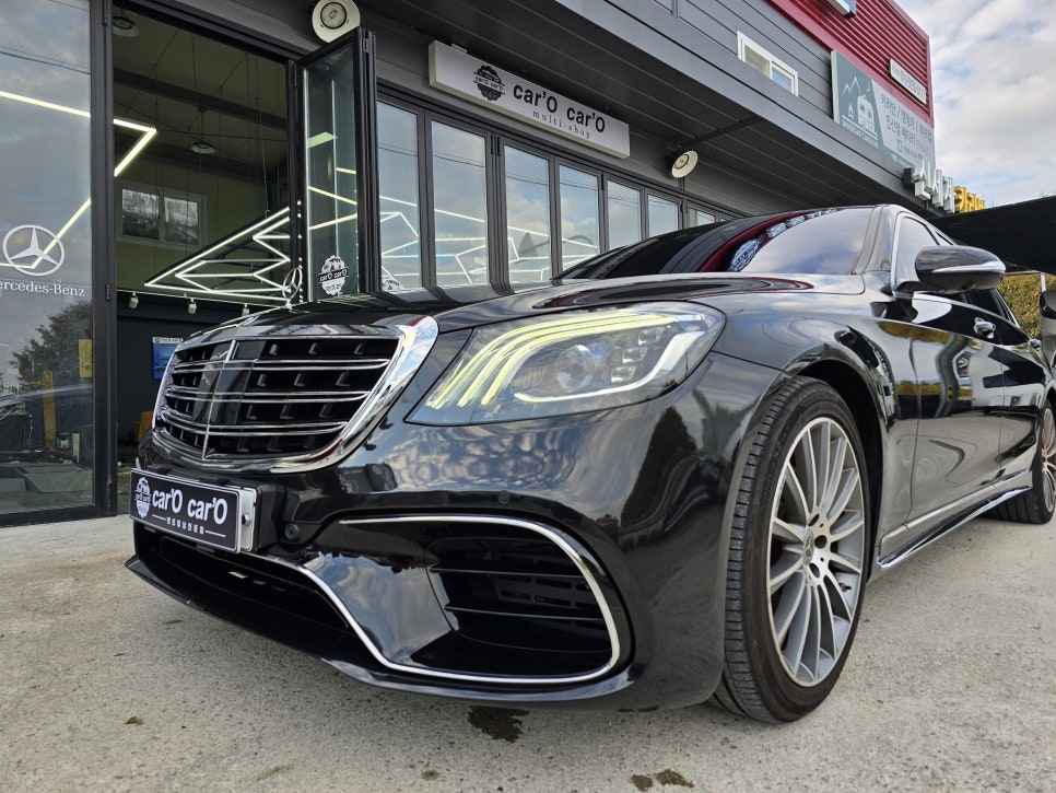 벤츠 w222 s350d - 컨버전 정품라이트, 63amg 바디킷 & 3d부메스터